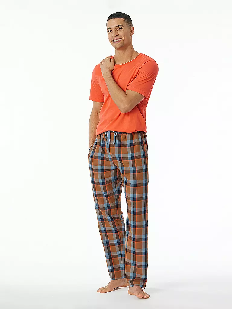 SCHIESSER Pyjamahose  orange