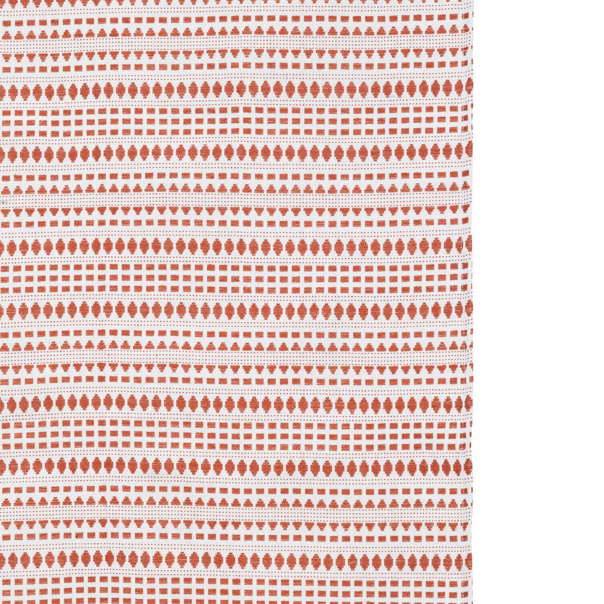 RIDEAU JACQUARD MICAH TERRACOTTA 130X260CM