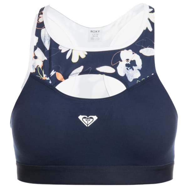 Brassière running ROXY HEART INTO IT HIGH SUPPORT BRA W NAVAL ACADEMY OUTERLINES
