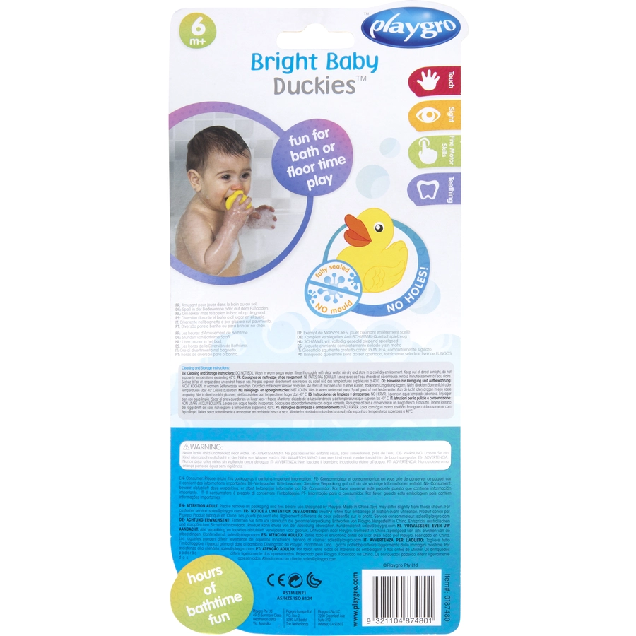 playgro Mini-Badeenten 4 Stück