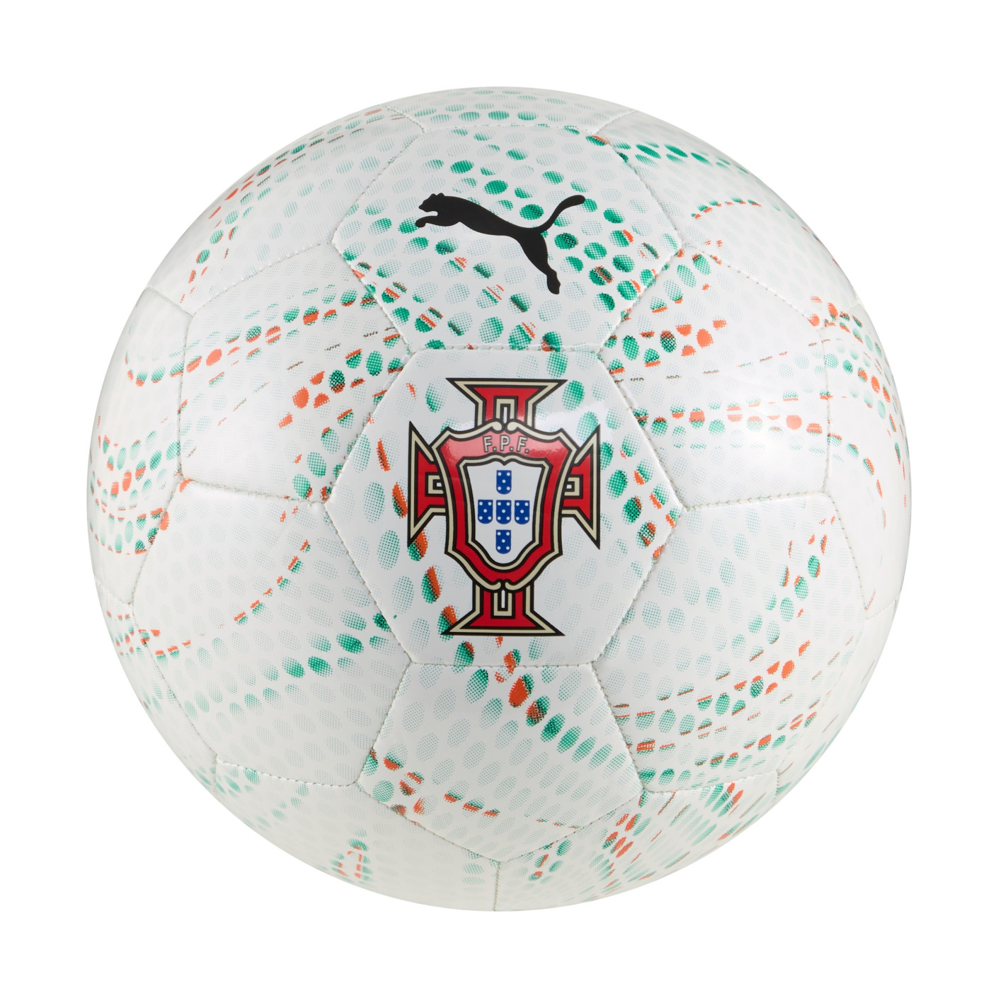 PUMA Portugal Fan Voetbal Maat 5 Wit Groen Rood