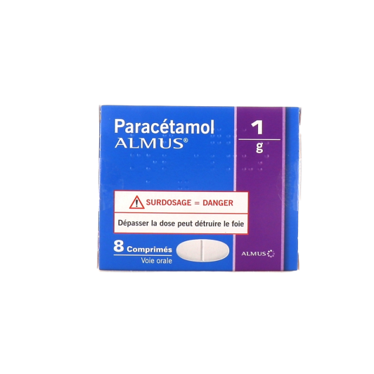 Paracétamol 1g - Douleurs et fièvre