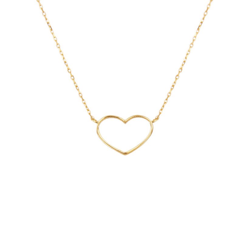 Collier Coeur - Or Jaune - Femme