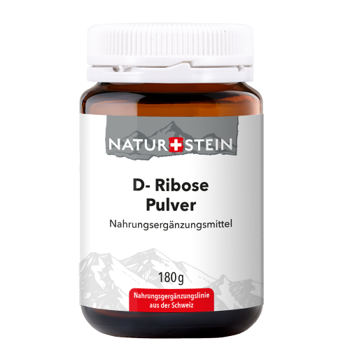 NATURSTEIN D- Ribose<br>180 g, Glas, Pulver