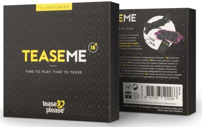 Tease & Please TEASEME - Geel - Erotisch Bordspel