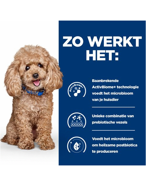 Hill's Prescription Diet Gastrointestinal Biome Mini Digestive+ Fibre Care Zak Kip - Hondenvoer