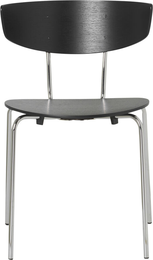 ferm LIVING Herman Chair Chr. - Black Black veneer