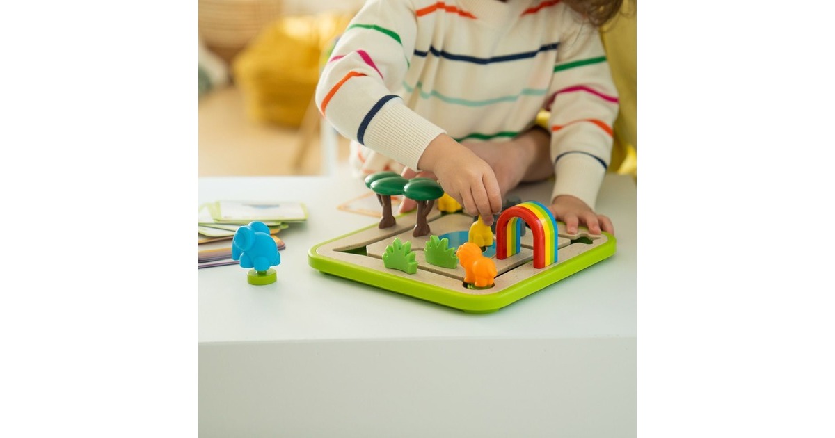 SmartGamesSafari Park Jr. Denkspel  (Nederlands, 1 speler, Vanaf 3 jaar, 60 opdrachten)