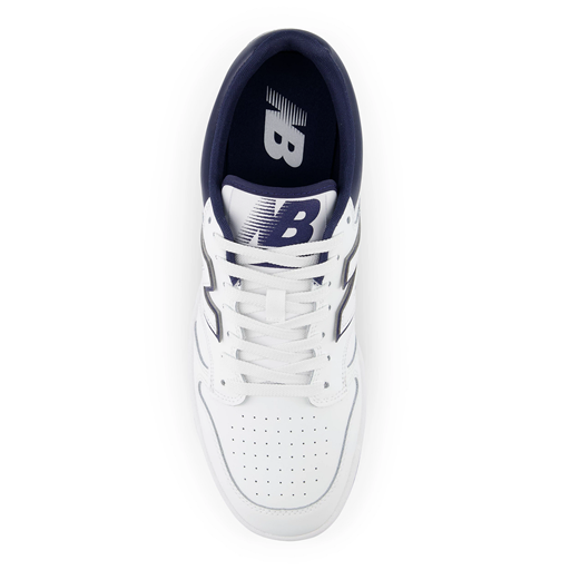 New Balance BB480 Sneakers, White/Navy, 40.5