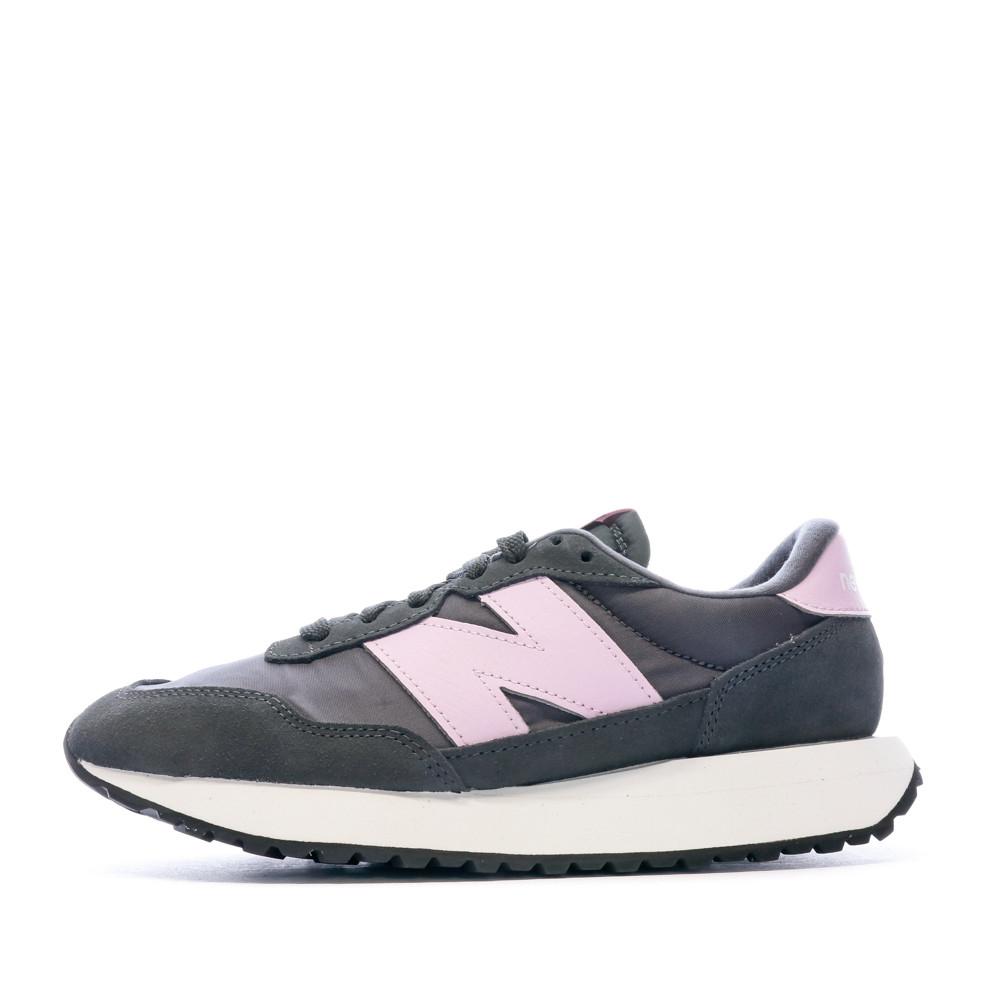 New Balance WS237 Baskets Grise/Violet Femme New Balance