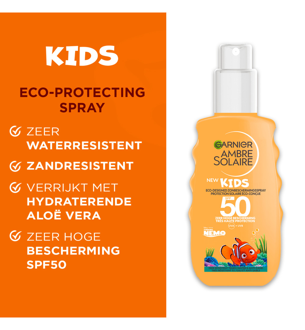 Garnier Ambre solaire kids nemo spray SPF50+ (150 ml)
