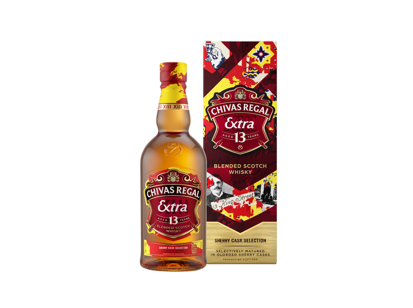 WHISKY VELHO CHIVAS REGAL EXTRA 13 ANOS 0.70L