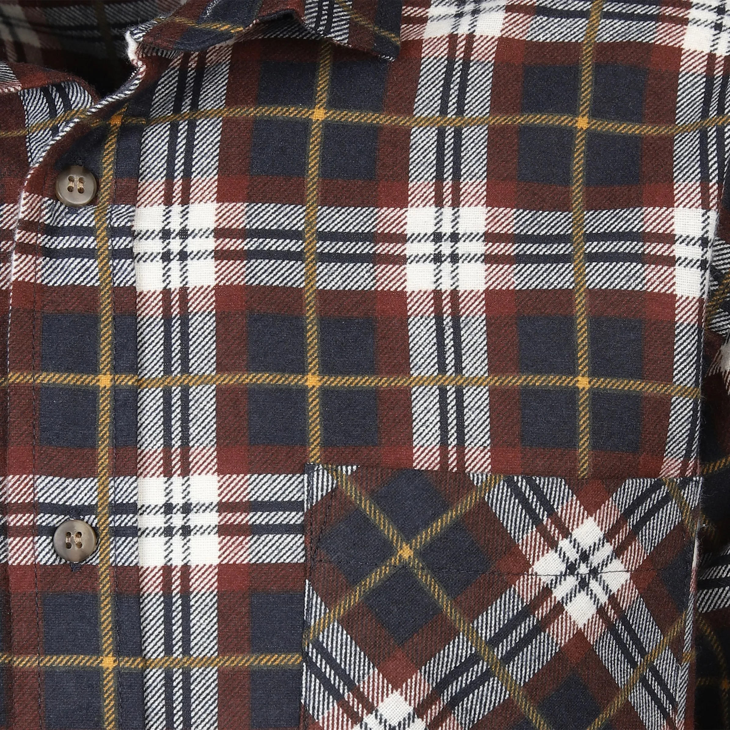 Herren Flanell-Arbeitshemd