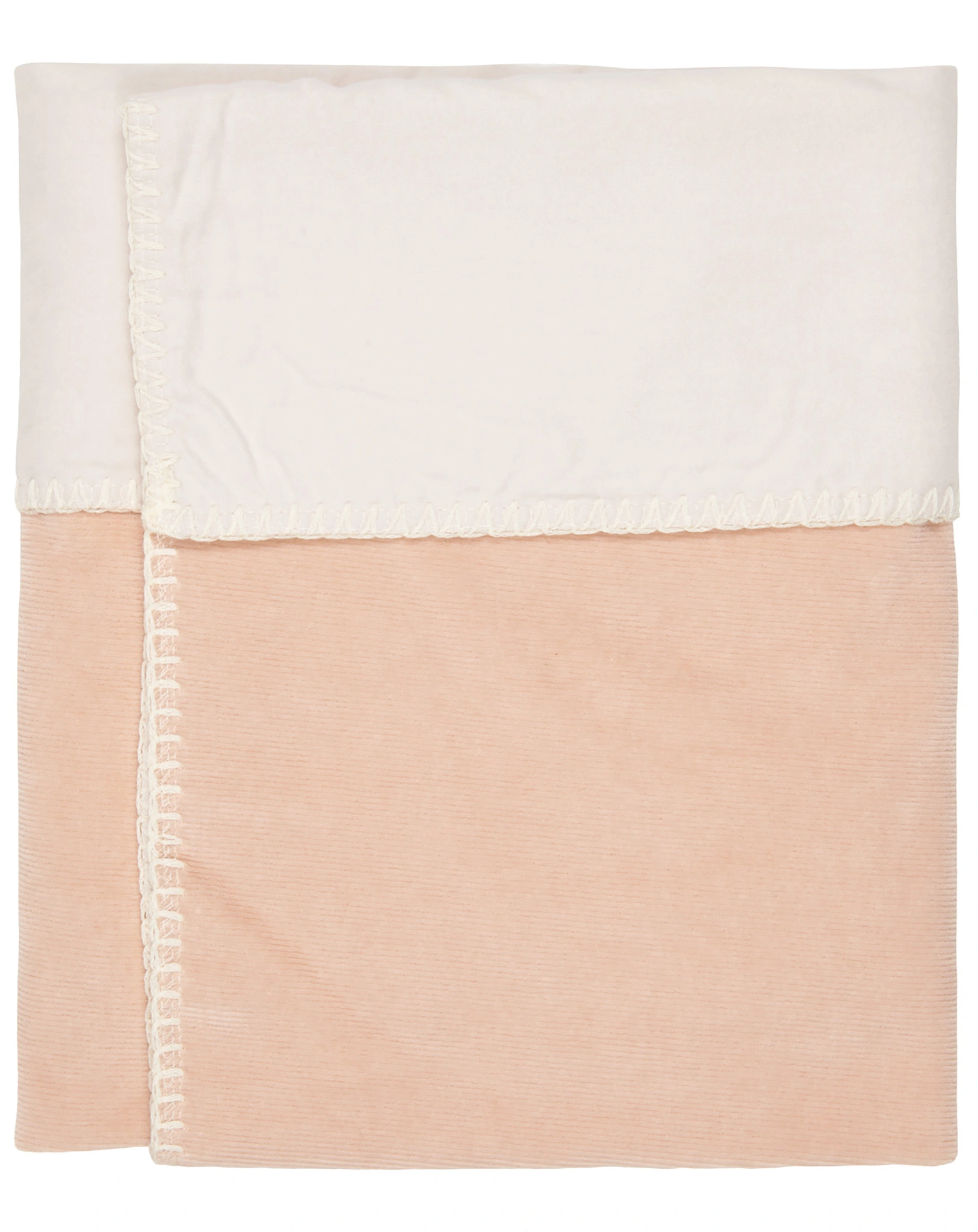 Flanell-Babydecke ODDI (75x100) in rosa salt