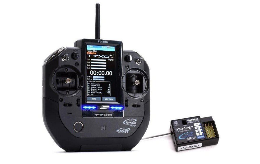 Fernsteuerung T7XC + R334SB 7-Kanal<br>7-Kanal Stick Fernsteuerung für RC Fahrzeuge