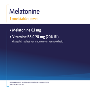 Shiepz Melatonine Original Smelttabletjes 500TB