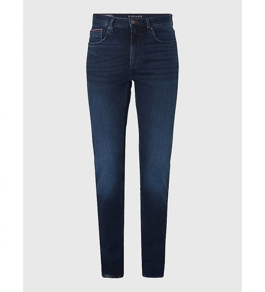 Calça jeans Tommy Hilfiger Slim Bleecker Pstr Iowa azul marinho