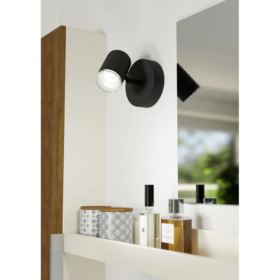 EGLO Consuma 1 Spot - GU10 - 11 cm - Zwart