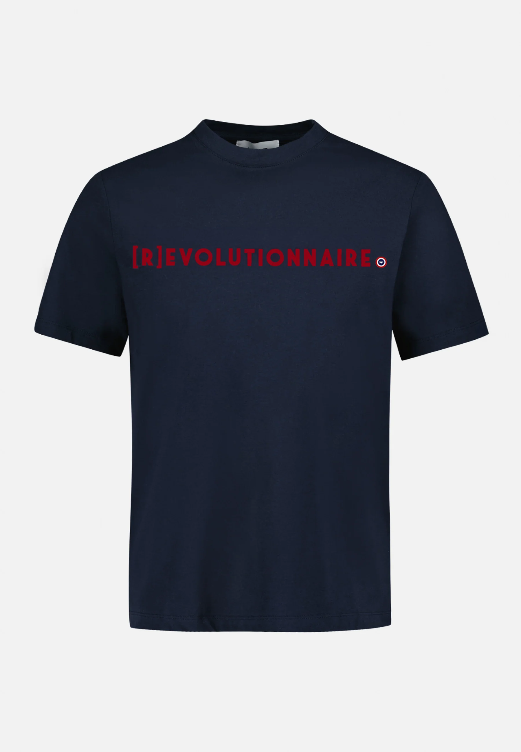 T-shirt mixte col rond en coton-Jean-P Révolutionnaire Marine