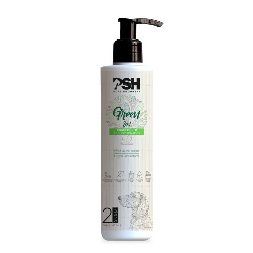 Condicionador PSH COSMETICS Green Soul com fragrância neutra para cães.