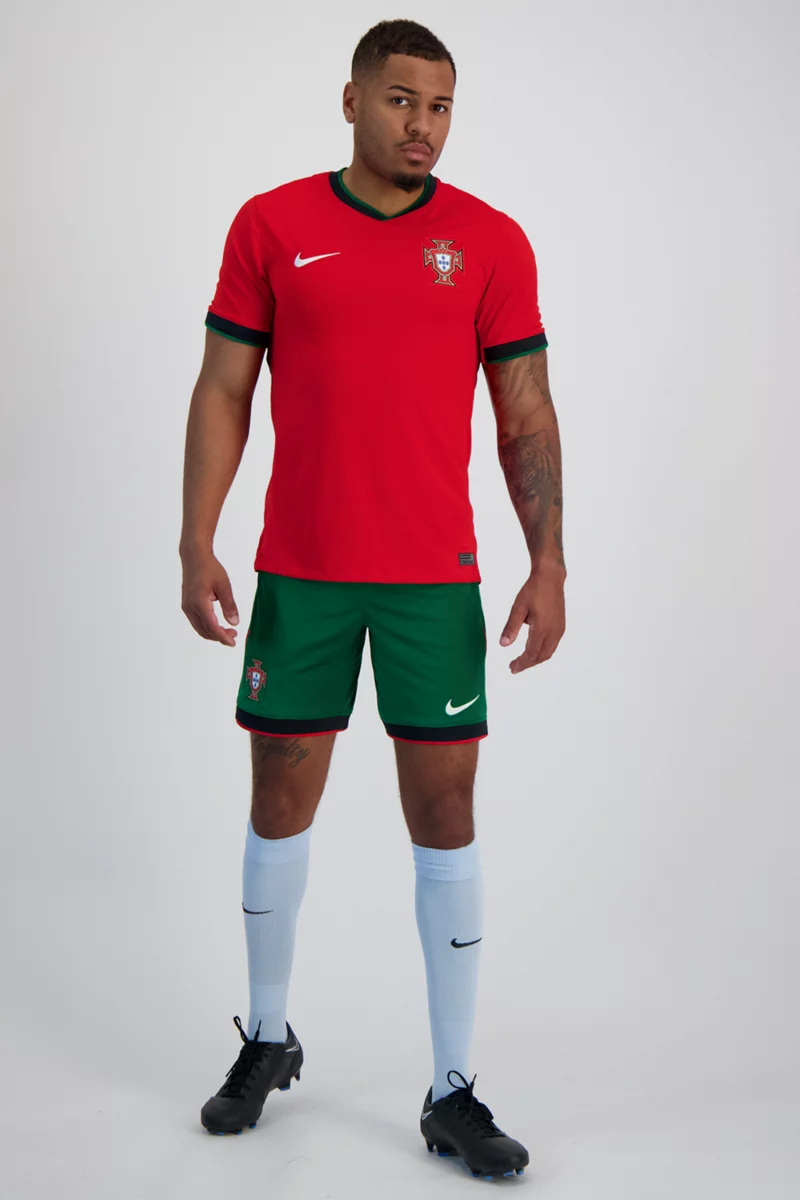 Nike Portugal Home Replica Herren Short EM 2024