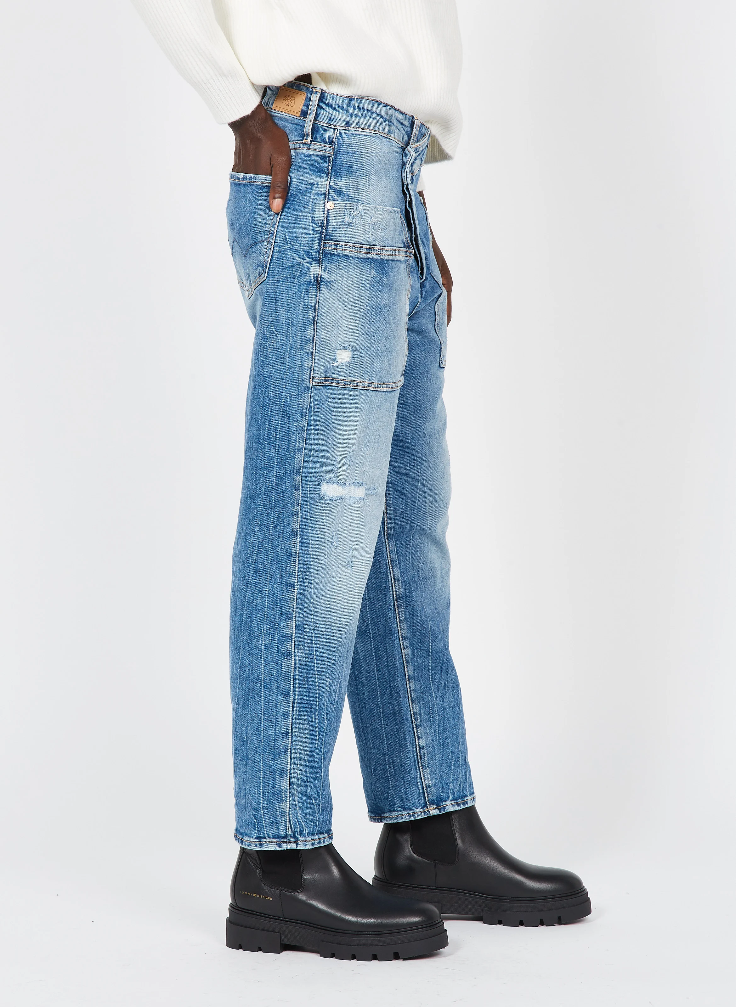 Botiines en cuir | Noir