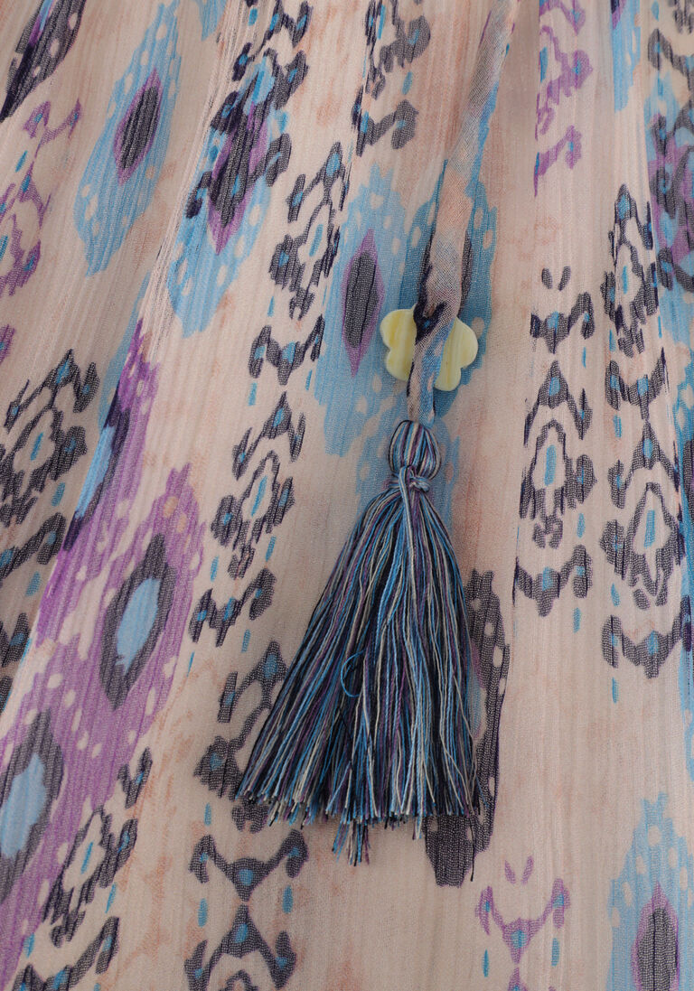 MOLIIN blauwe moliin mini jurk naia