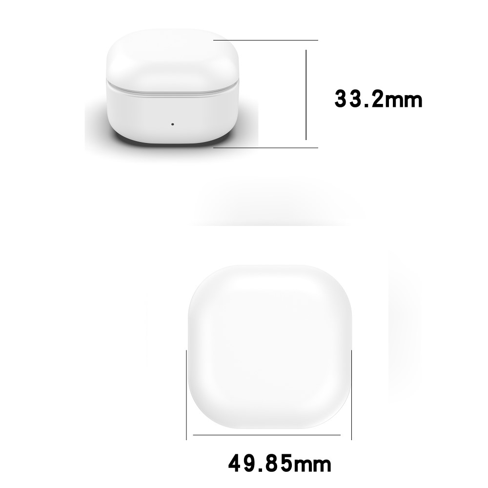 (600mAh) Ladecase mit USB C Ladekabel für Samsung Galaxy Buds FE (SM-R400) Kopfhörer - Schwarz