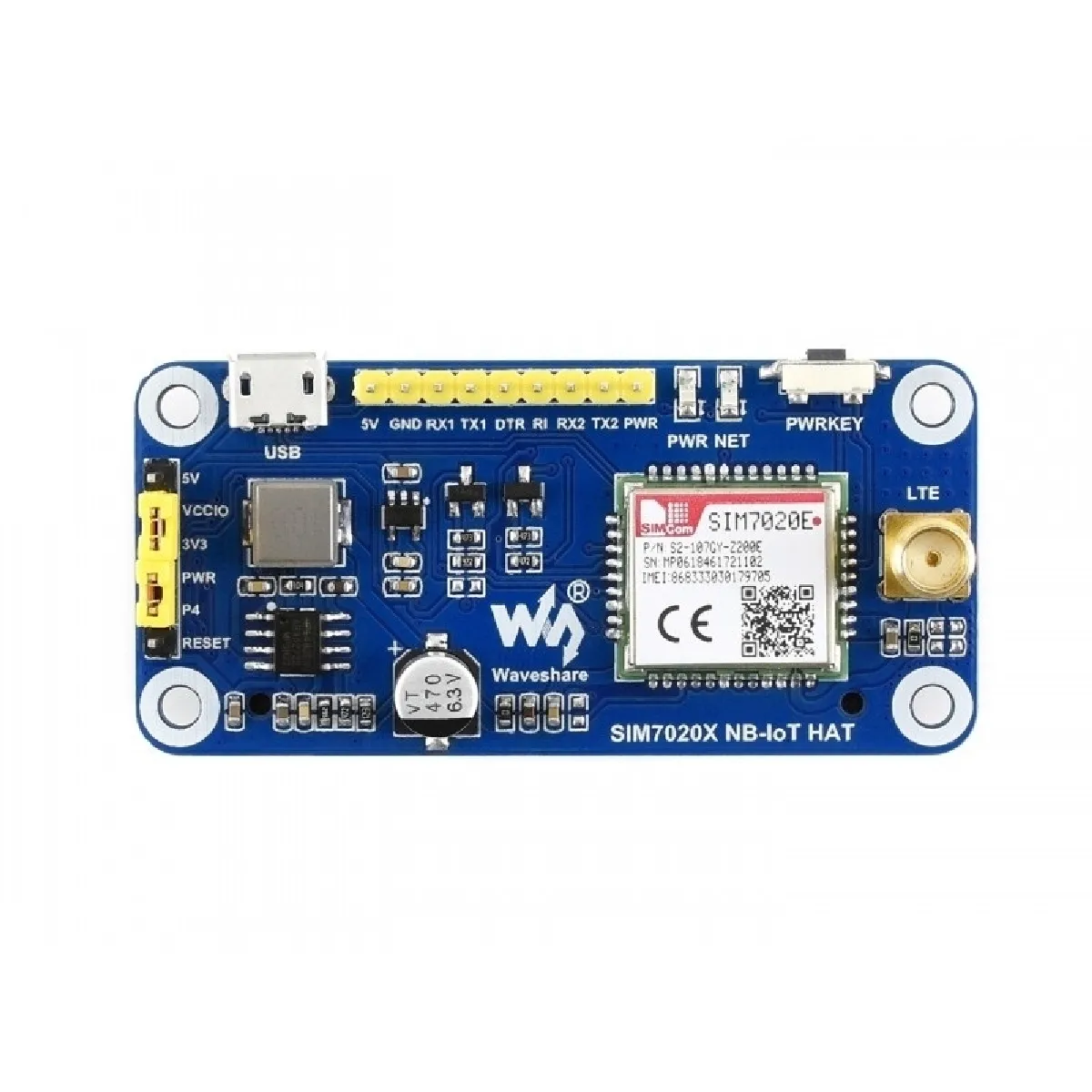 Wewoo Waveshare NB-IoT HAT pour Raspberry Pi