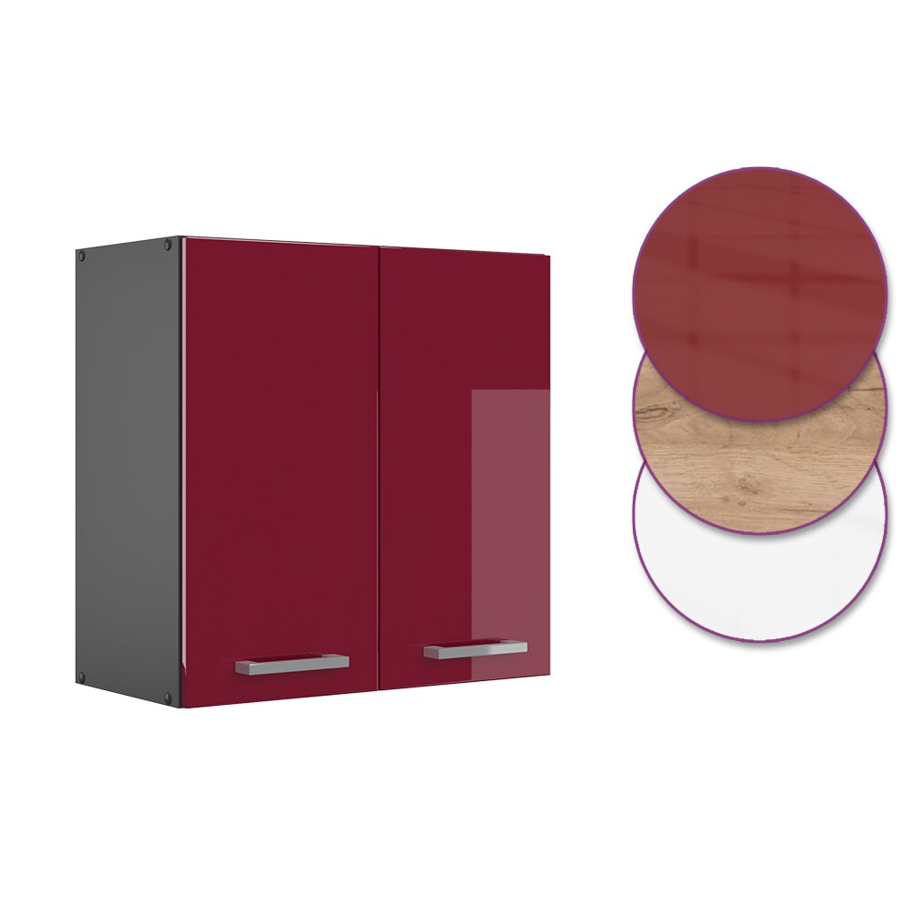 VICCO Küchenschrank Hängeschrank 60 cm R-Line Anthrazit