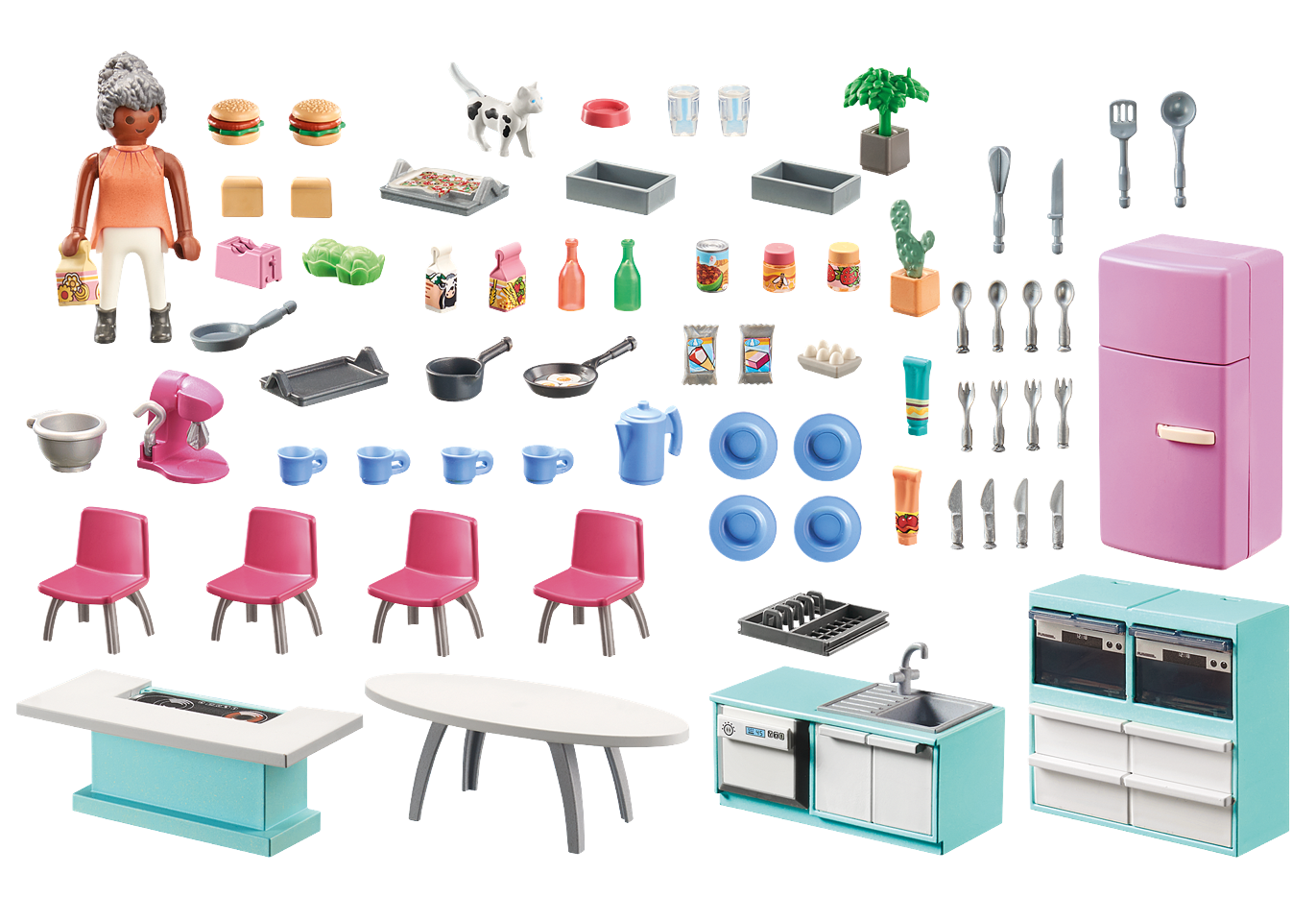 Playmobil - Køkken med spiseplads (71608)