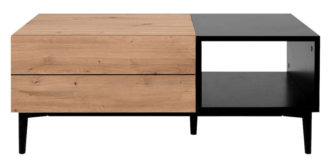 Couchtisch NOLA 100 x 55 cm Artisan Oak/schwarz