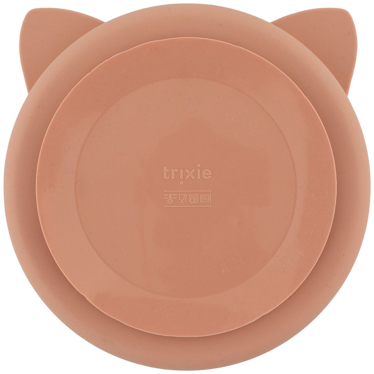trixietrixie   Silikon Esslernteller mit Saugnapf Mrs. Cat