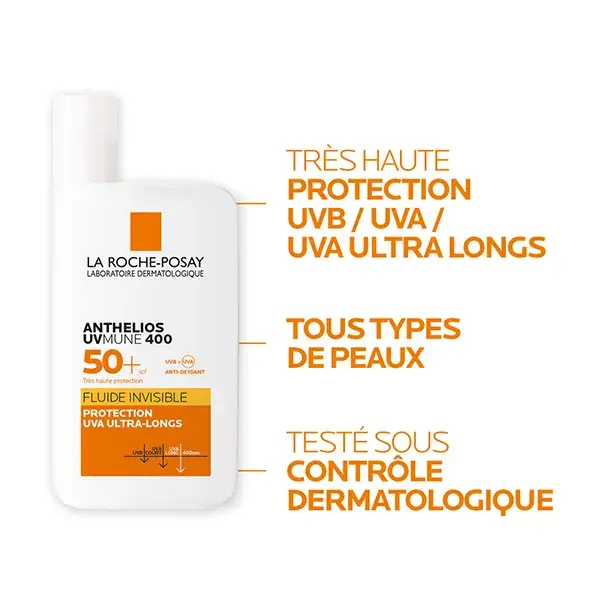 La Roche Posay Anthelios UVmune 400 Fluido Perfumado FPS 50+ 50ml