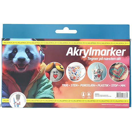 Akrylmarkers 24 stk