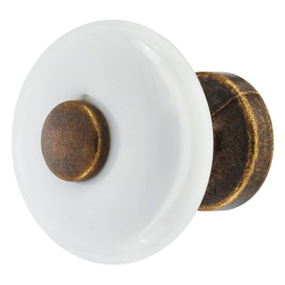 KNOTT 31MM PORSELEN HVIT