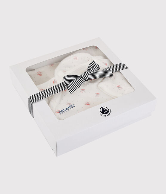 Coffret cadeau naissance petit oiseau bébé en coton biologique