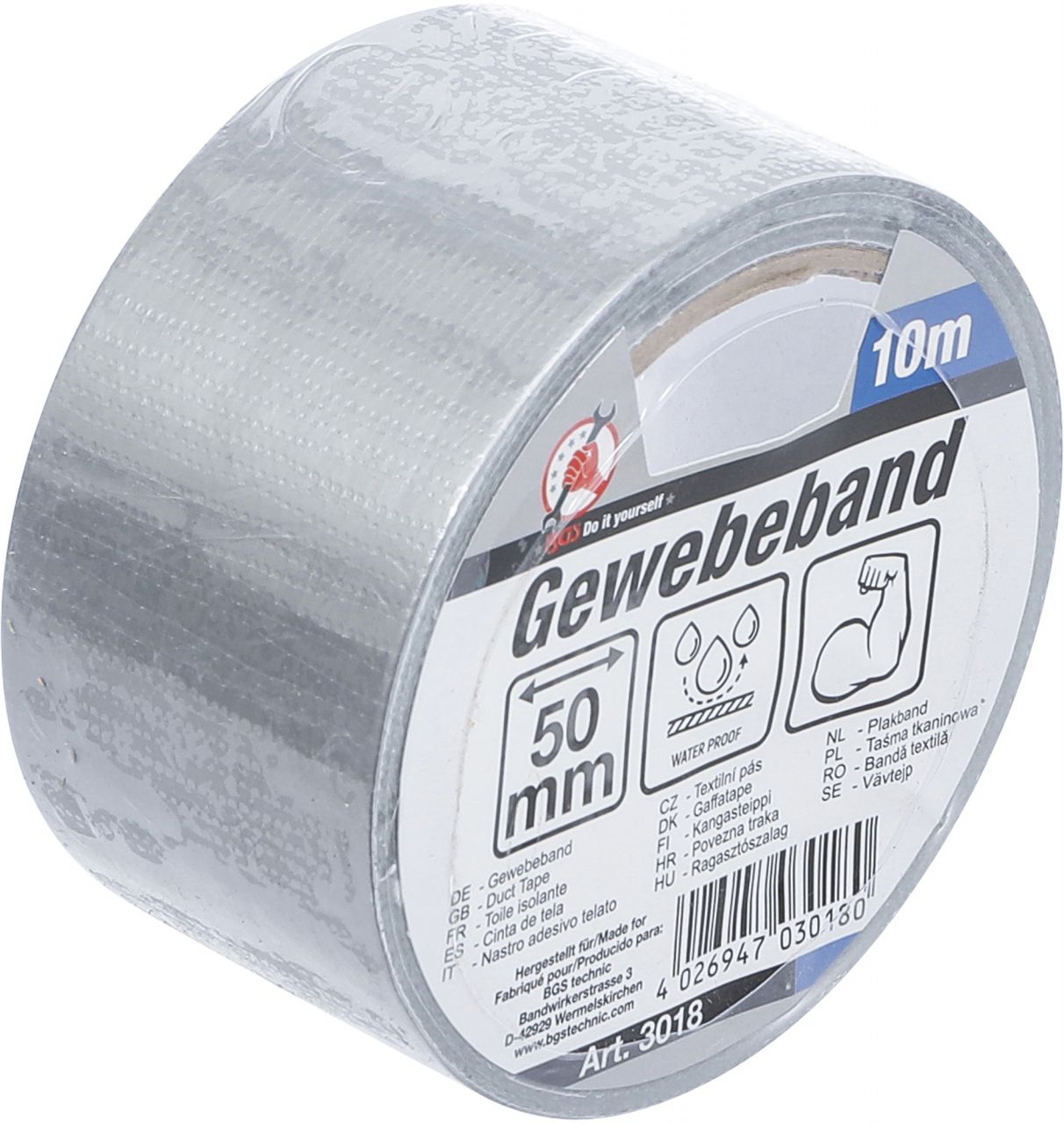 BGS technic Gewebeband 50mm x 10m kaufen | Bike-Discount