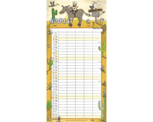 Happy Family Planner, 5 kolommen, 2025, 22x45 cm