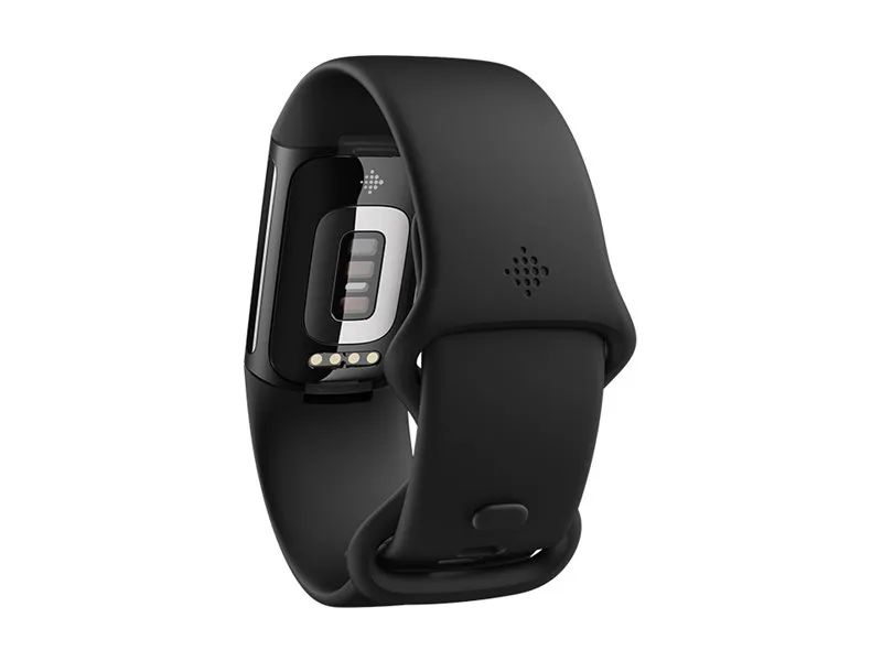 Fitbit Charge 6 - Sort aluminium - aktivitetssporer med uendelighedsbånd - silikone - obsidian - Bluetooth, NFC - 37.64 g
