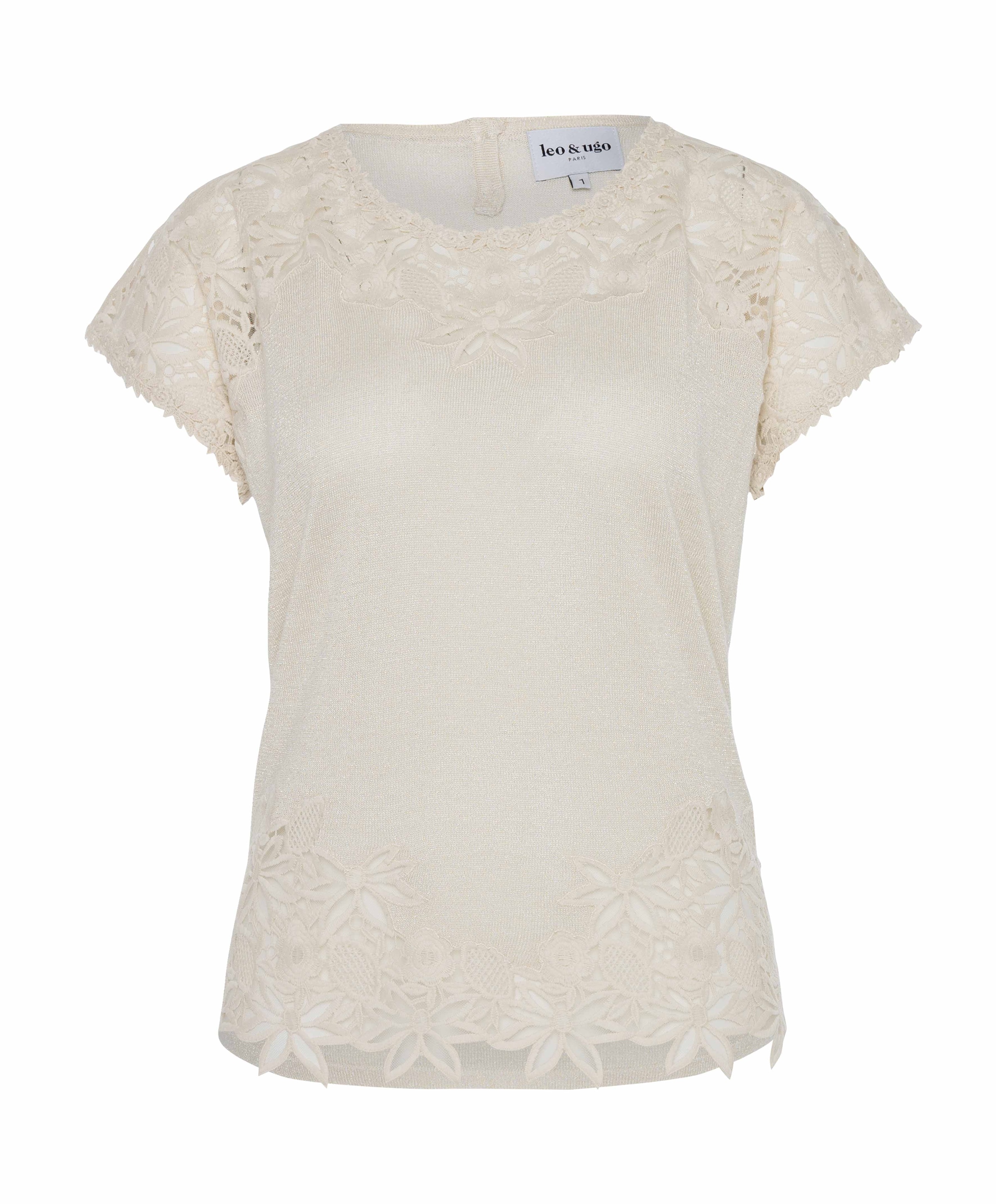Leo & Ugo Dames top beige