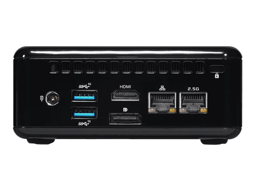 ASRock Industrial NUC BOX - Barebone - boks - 1 x Core i7 1165G7 / op til 4.7 GHz - RAM 0 GB - Intel Iris Xe Graphics - Gigabit Ethernet, 2.5 Gigabit Ethernet - 802.11a/b/g/n/ac/ax