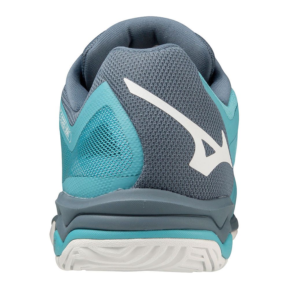 Mizuno WAVE EXCEED LIGHT - Chaussures tennis Homme maui blue/white/china blue