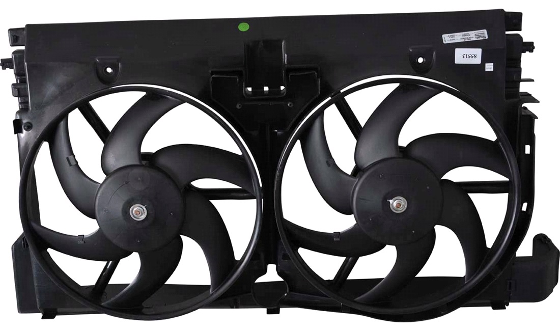 Ventilator, motorkøling