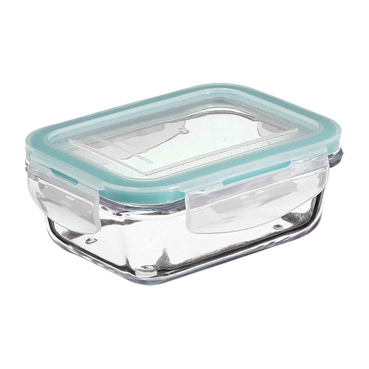 BOITE VERRE RECTANGLE CLIPS 800ML