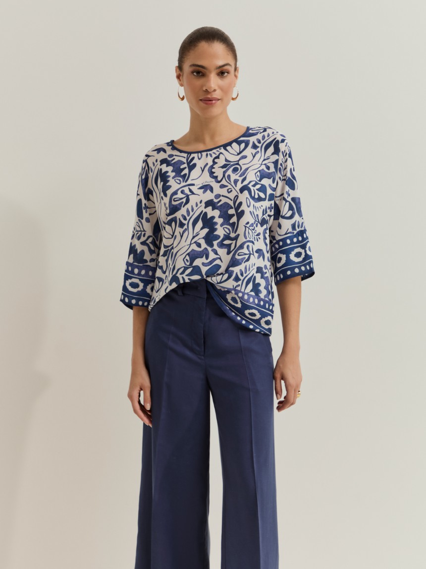 Blusa com estampado