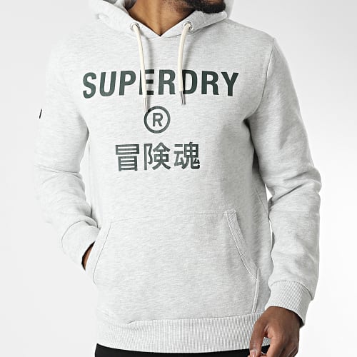 Sweat Capuche M2011828B Gris Chiné