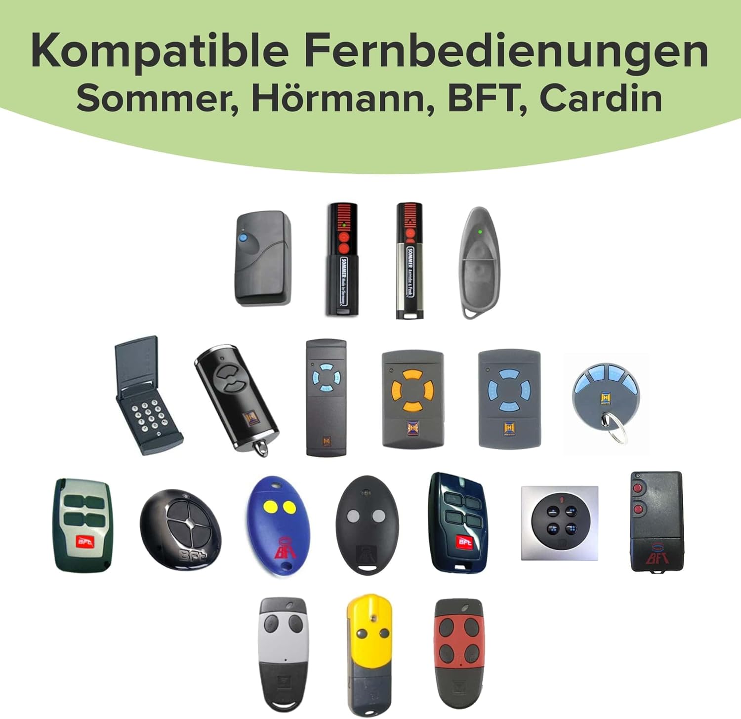 1Control 2ª GEN, Drahtloser Bluetooth Toröffner, Garagentoröffner für Mobiltelefon zum Öffnen von Toren und Garagen mit Fernbedienung, x 4 Tore und bis zu 10 Benutzer, Schwarz, Made in Italy