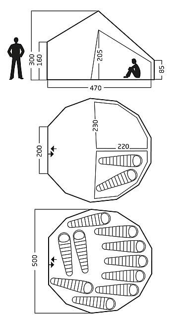 NORDISK - TENTE TIPI ASGARD 19-6 M2