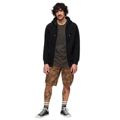 Sweatshirt zippé à capuche homme Essential Logo SUPERDRY